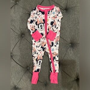 Forever Minnie 0-3 Month Little Sleepies Zippy